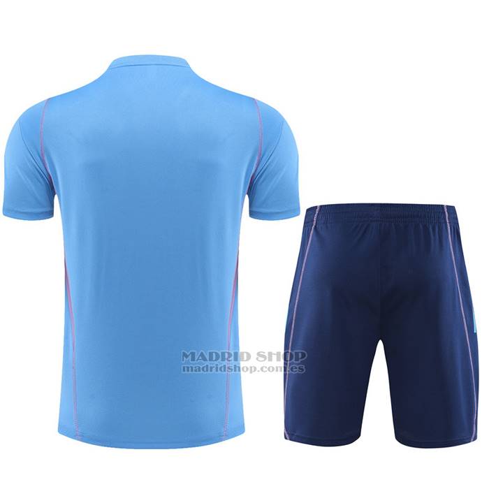 Chandal del Argentina Manga Corta 2023-2024 Azul Oscuro - Pantalon Corto